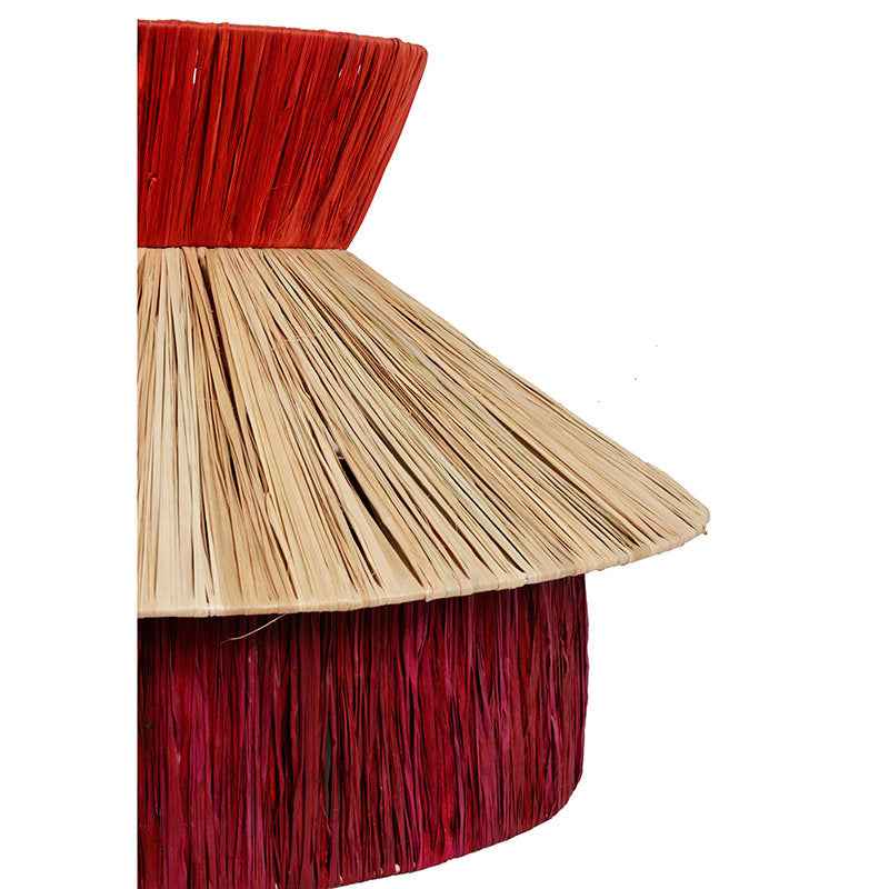Raffia lámpaernyő Lina