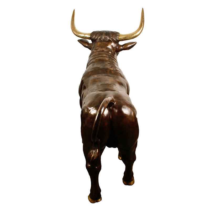 Sárgaréz Bika Szobor XXL