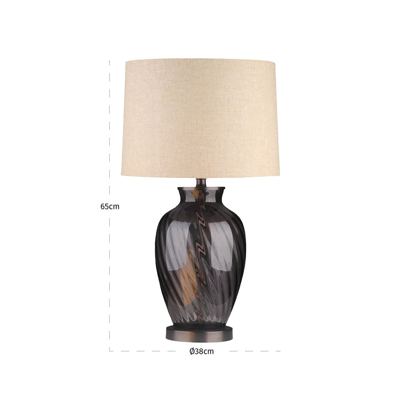 rowan smoke asztali lampa