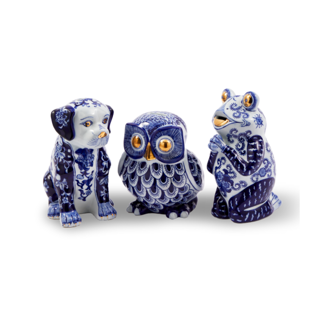Owl porcelán persely