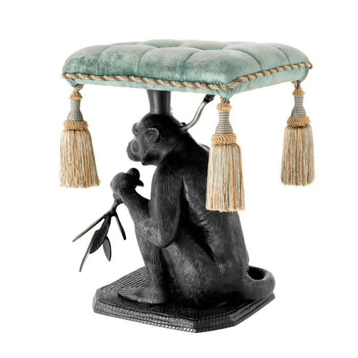 Monkey bársony lábtartó