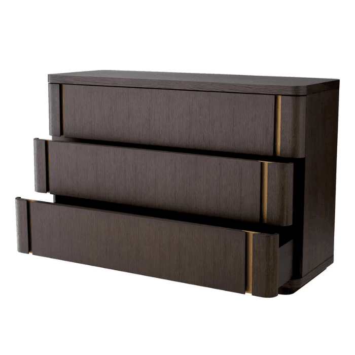 Modesto 3 fiókos fa komód