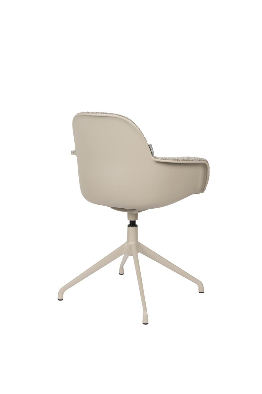 Albert Kuip Swivel fotel – Forgótalpas kivitel, kárpitozott ülőfelülettel