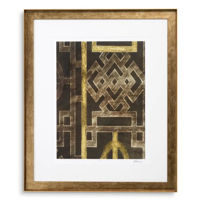Trellis Pattern I dizájn falikép szett
