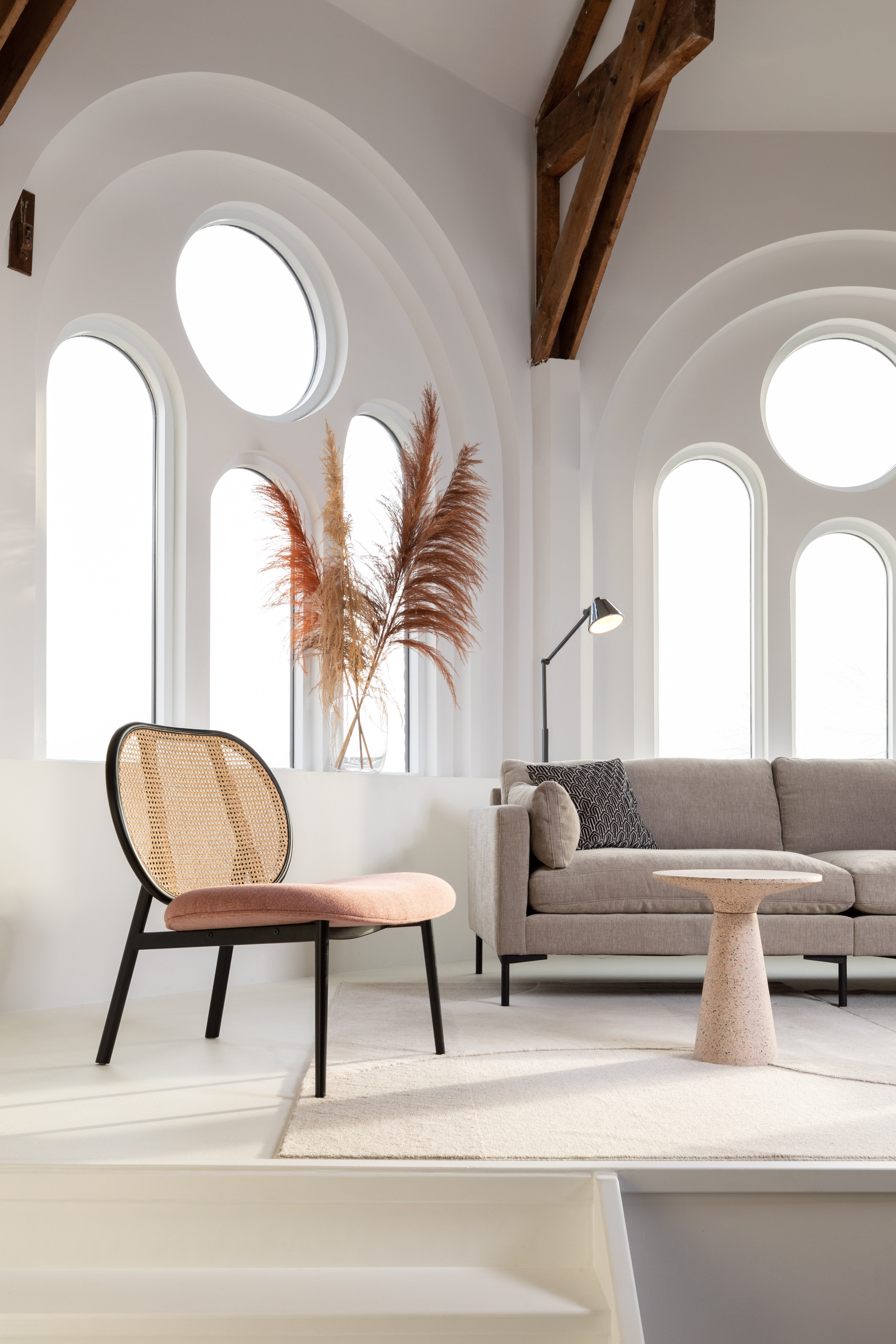 Spike rattan fotel