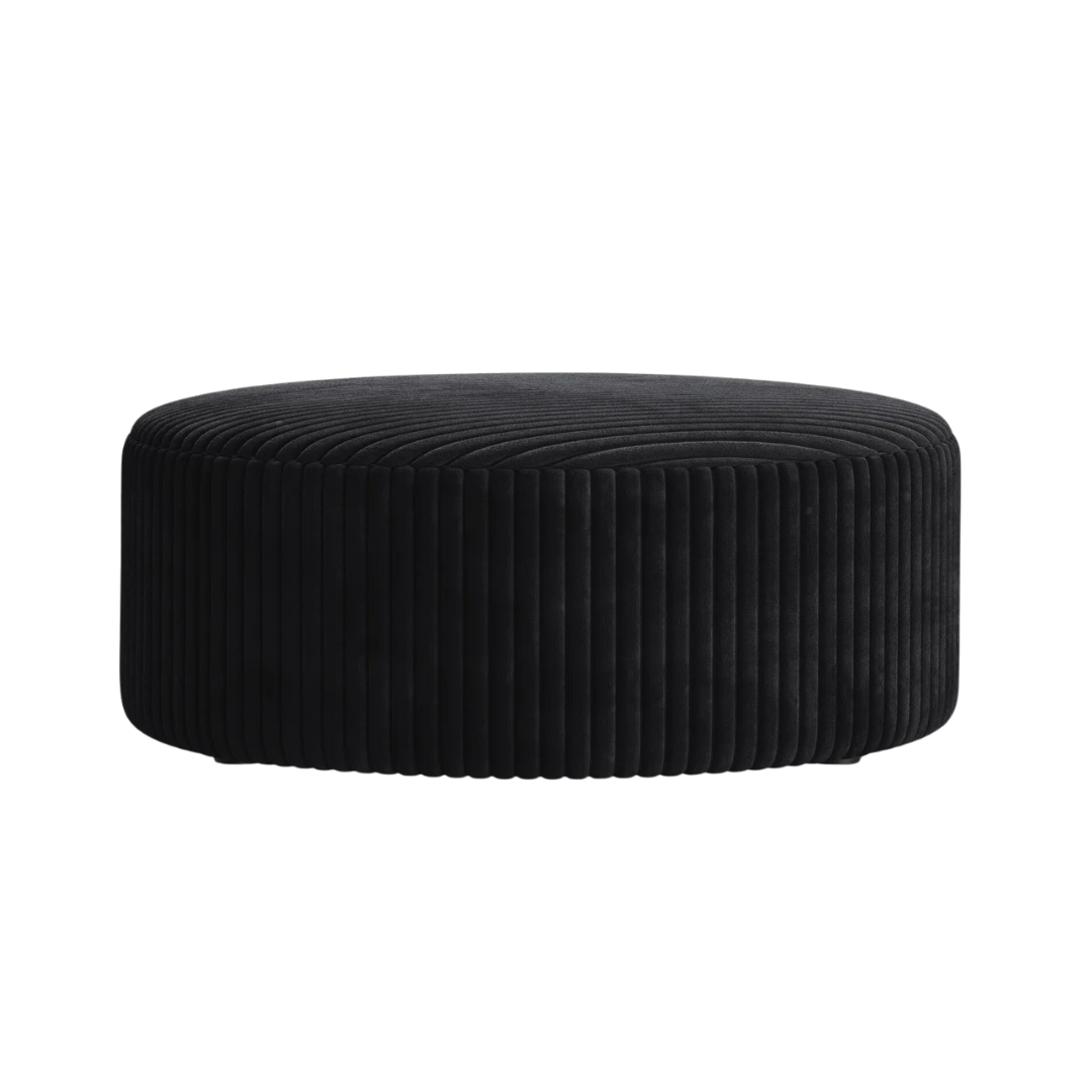 Dia kordbársony puff Ø90