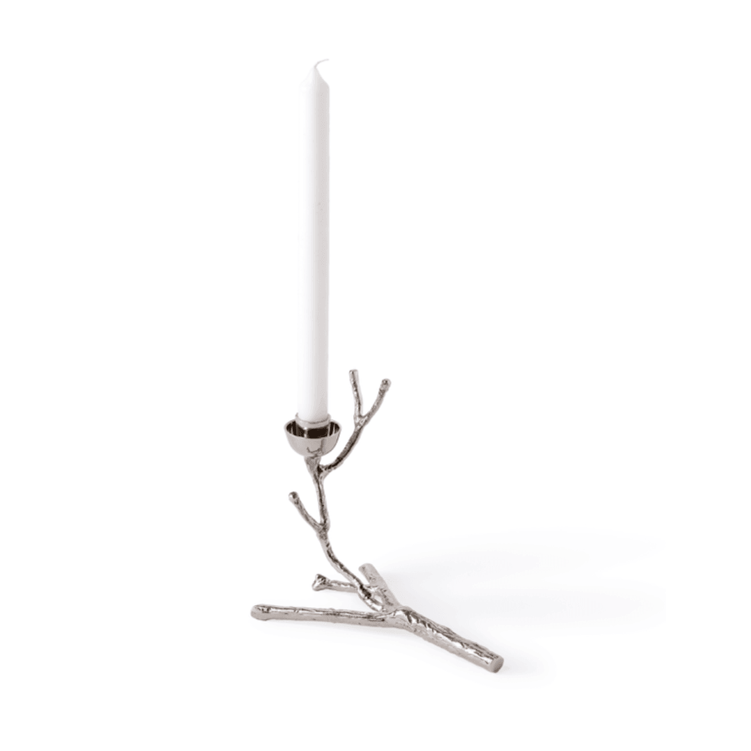 Twiggy fém gyertyatartó 14cm