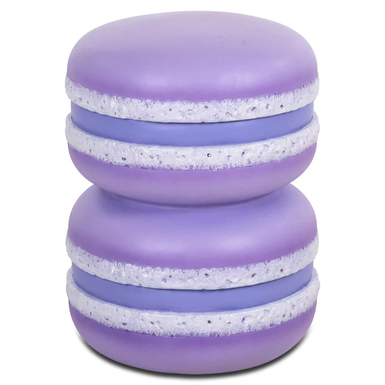 macarons purple lerakoasztal