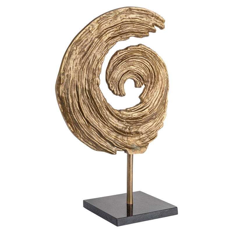 Swirl dekorációs tárgy antik nagy