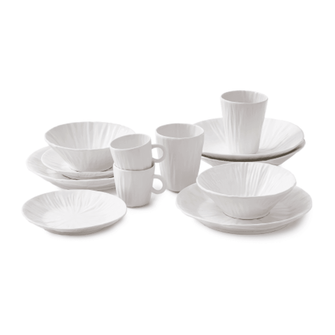 Packed porcelán tányér szettben Ø17