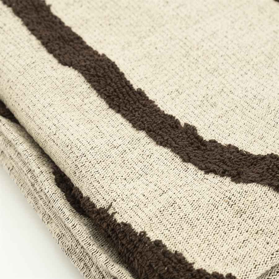 Plaid Majani - dark brown