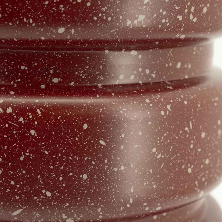 Spatter - burgundy