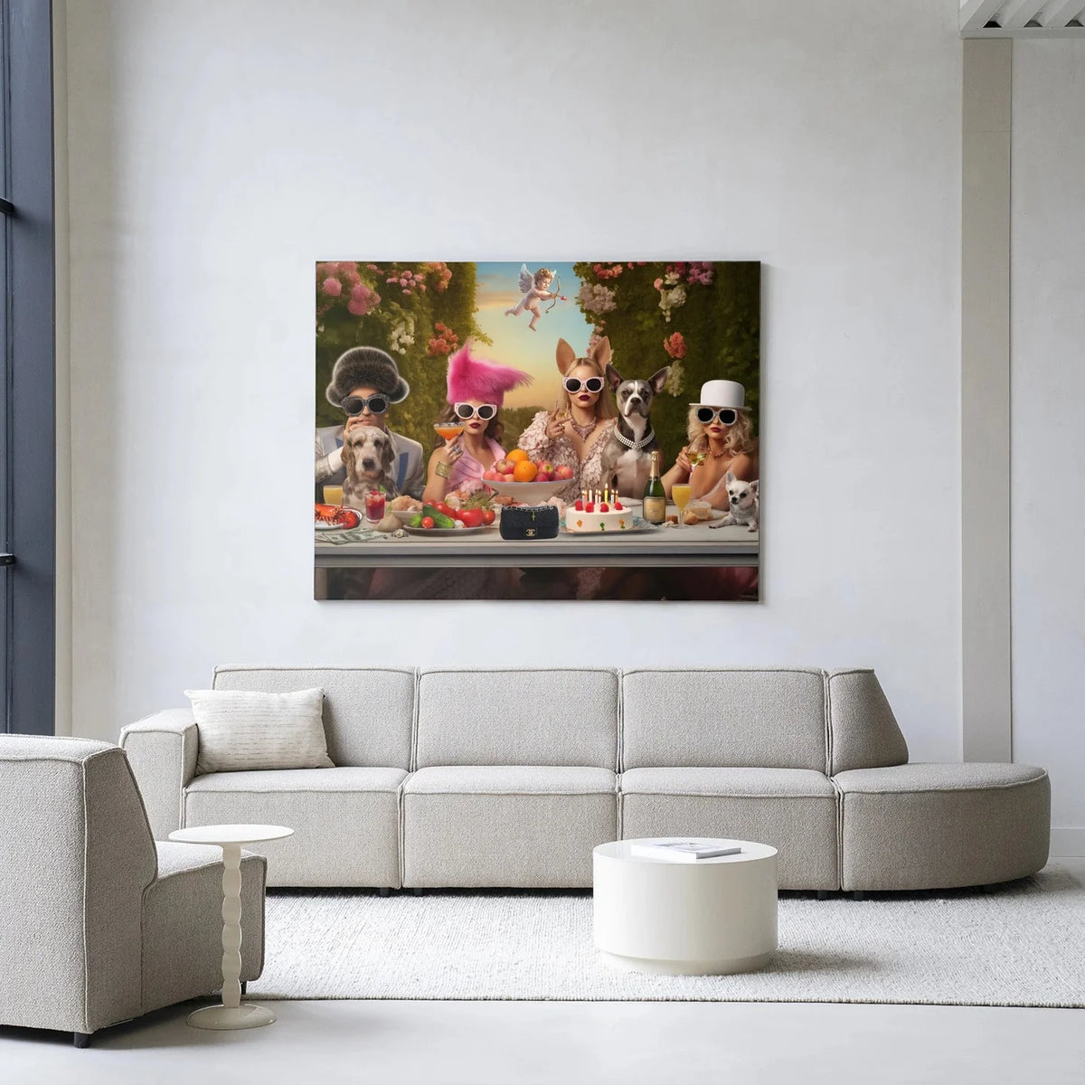 Uptown Table dizájn vászonkép