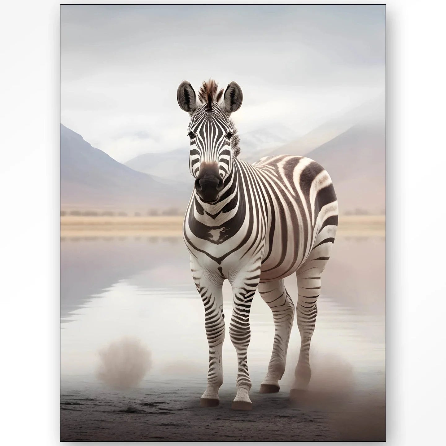 Zebra Mist dizájn vászonkép