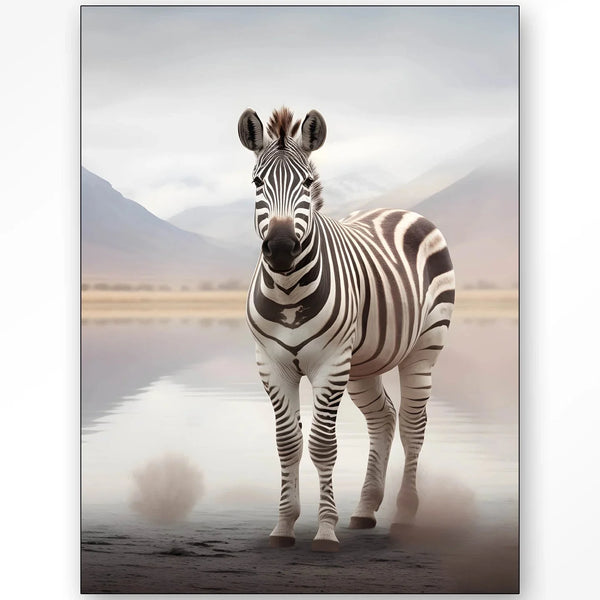 Zebra Mist dizájn vászonkép