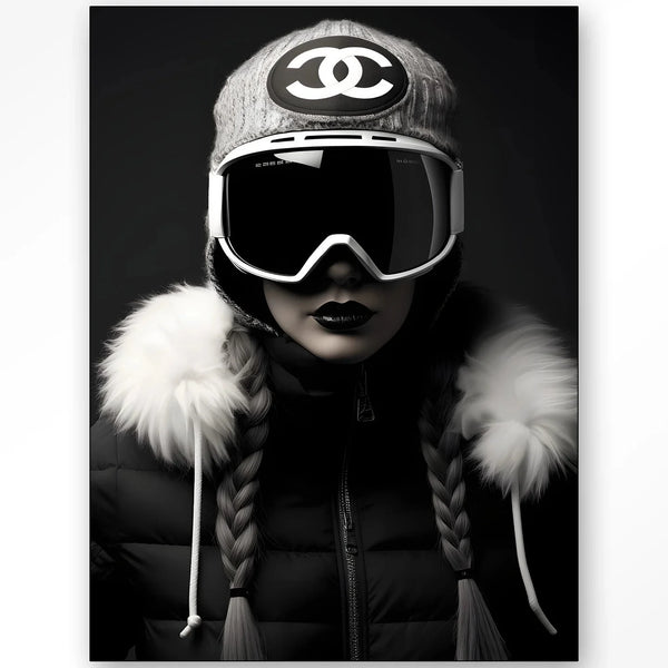 Luxury Snow Girl dizájn vászonkép