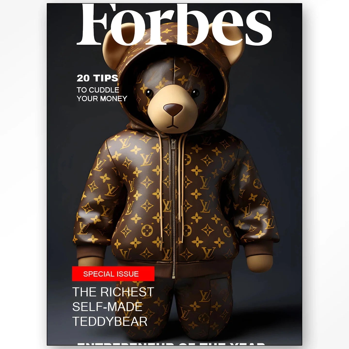 Selfmade Teddybear dizájn vászonkép