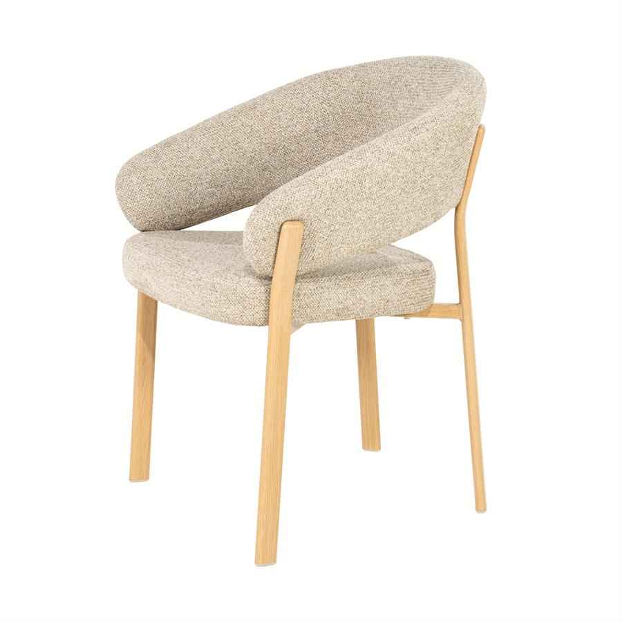 Chair Sedia with armrest - brown