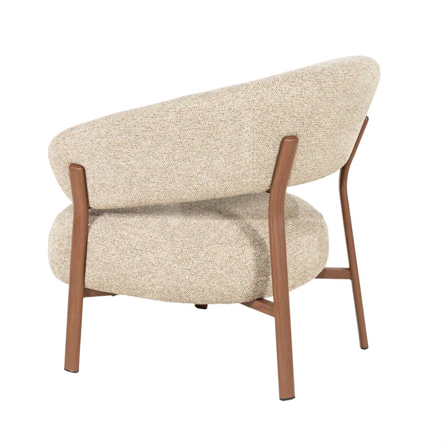 Lounge chair Sedia - brown