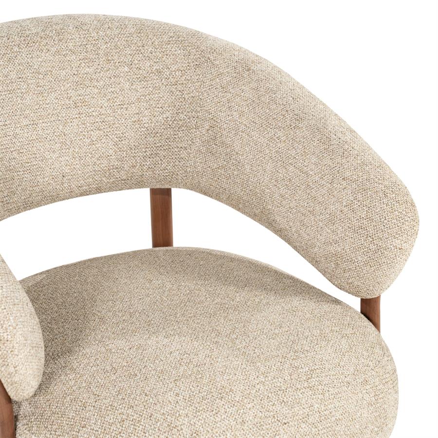 Lounge chair Sedia - brown