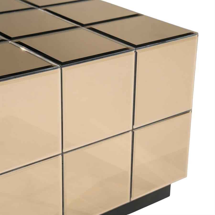 Coffee table Flectron - brown