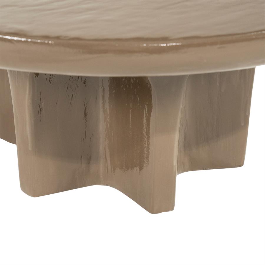 Coffee table Circolo large - dark brown
