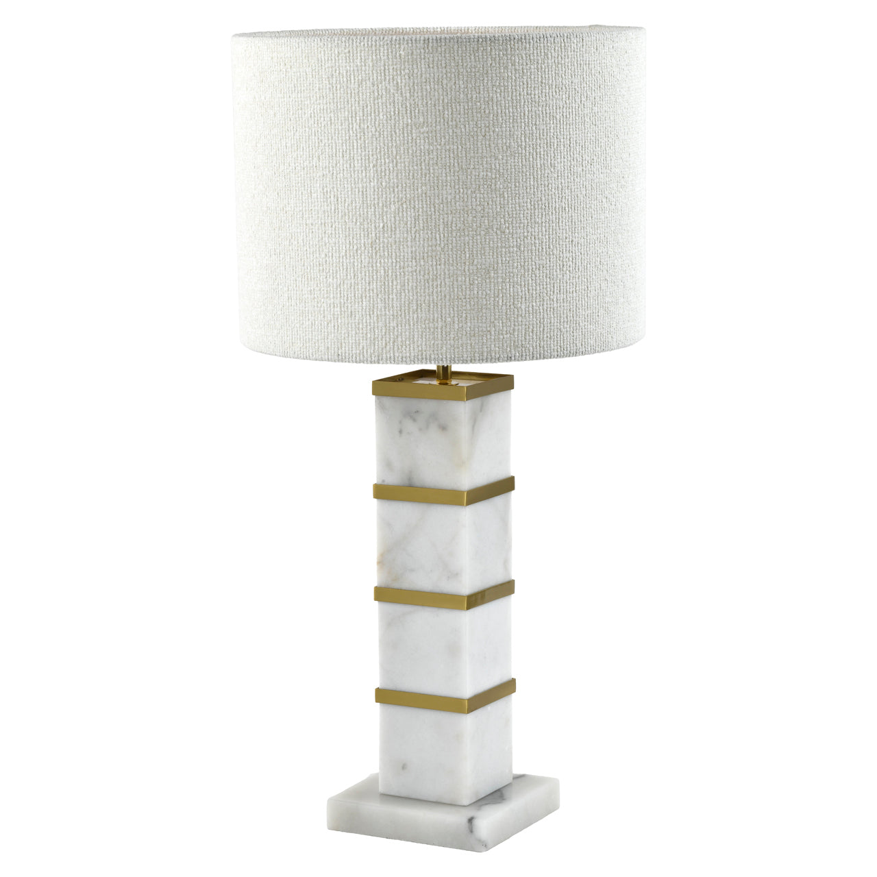 celinae asztali lampa marvany talppal es textil lampaburaval