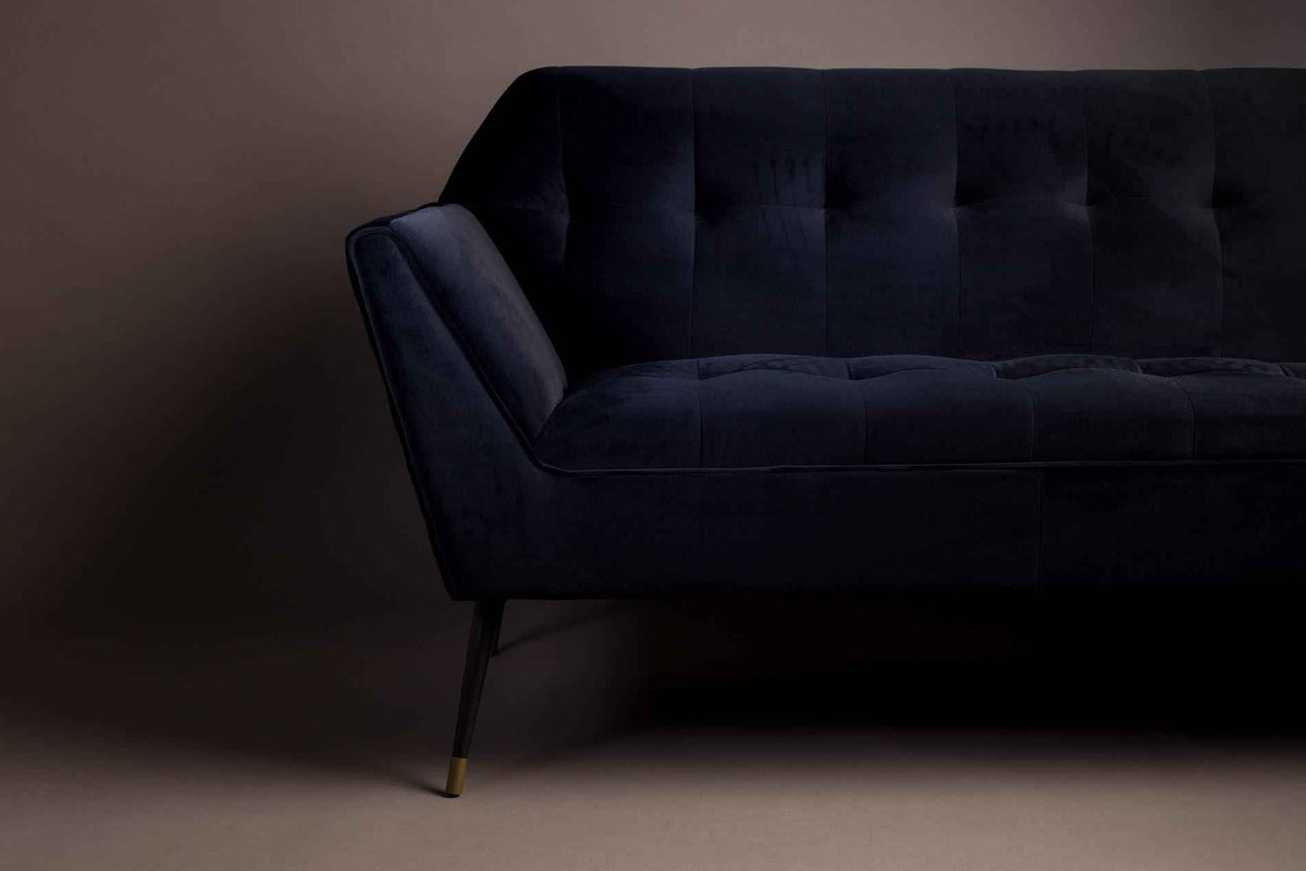 Kate 2 személyes bársony kanapé
