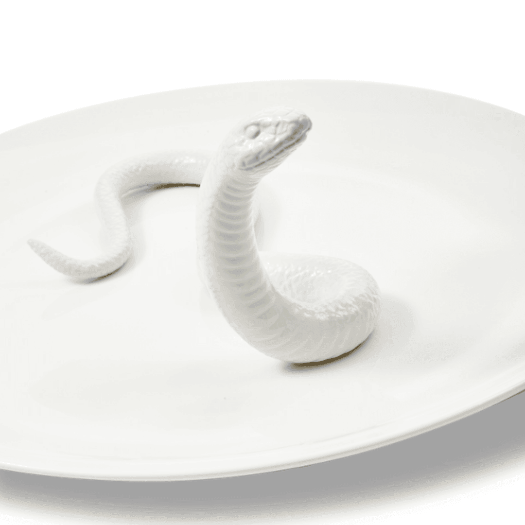 Snake kerámia tál