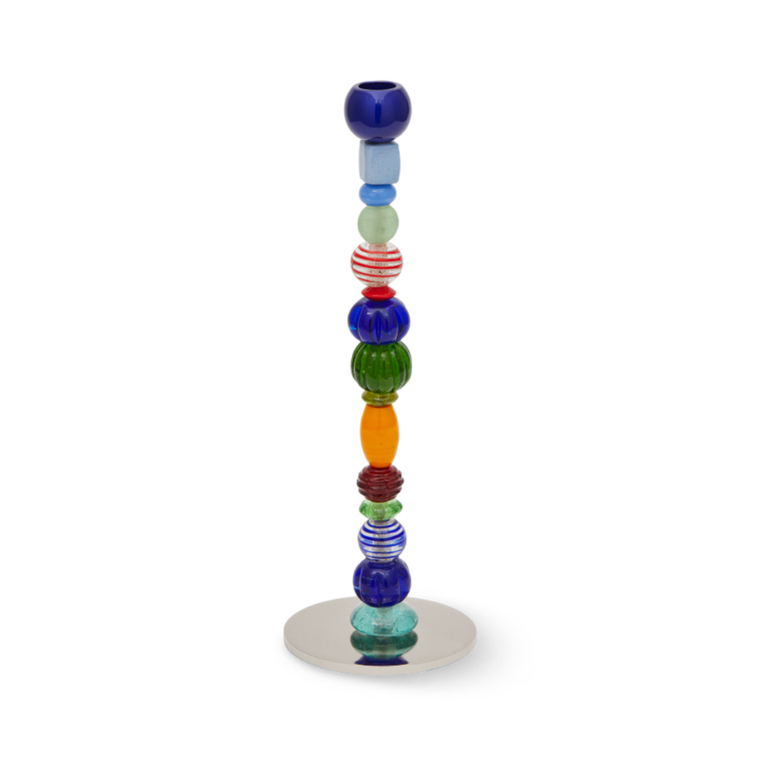 Beads fém gyertyatartó