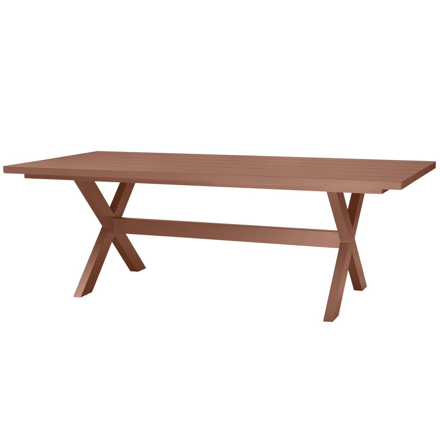 Delta fém kerti asztal 220x100