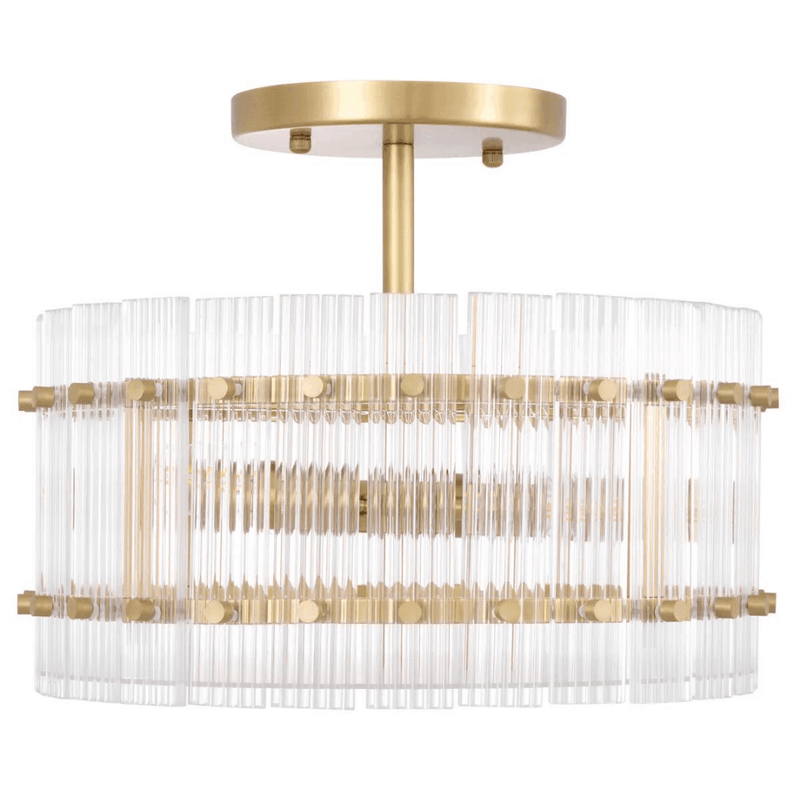 Ruby Round üveg mennyezeti lámpa