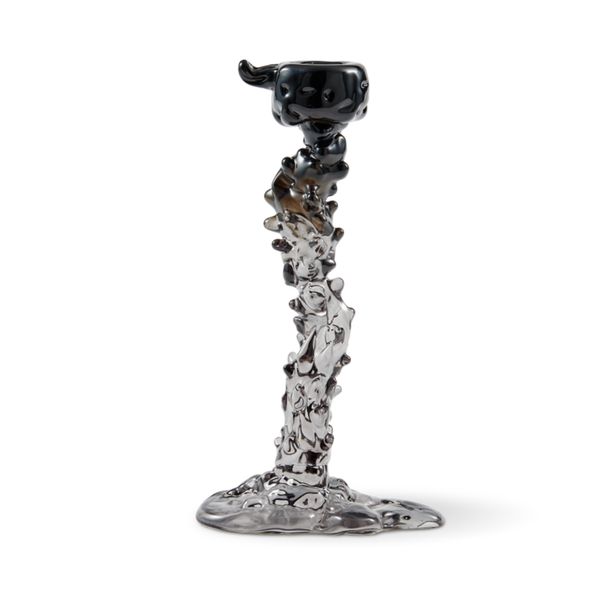 Drip üveg gyertyatartó 25cm