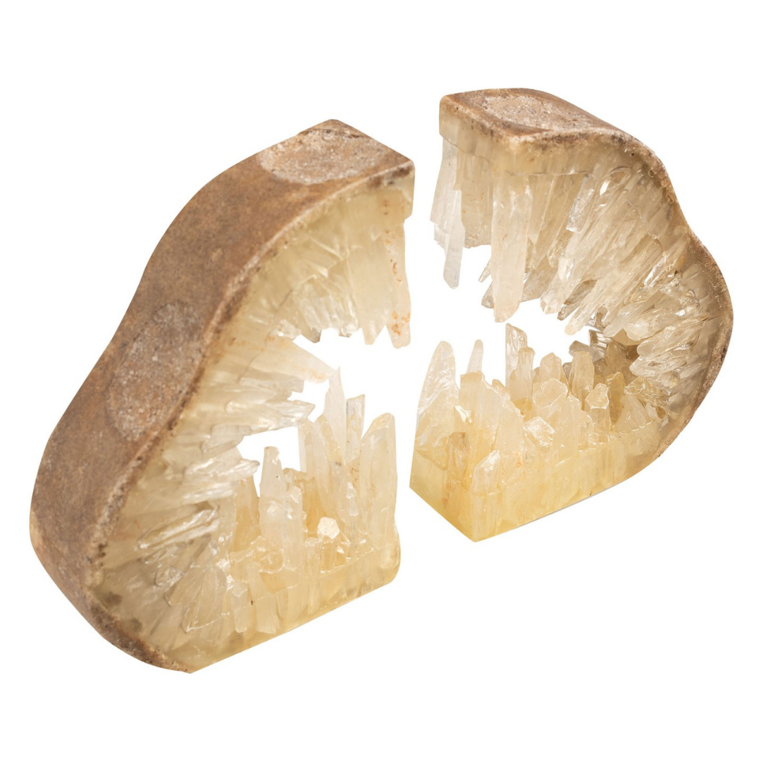 Natural kristály könyvtartó szettben