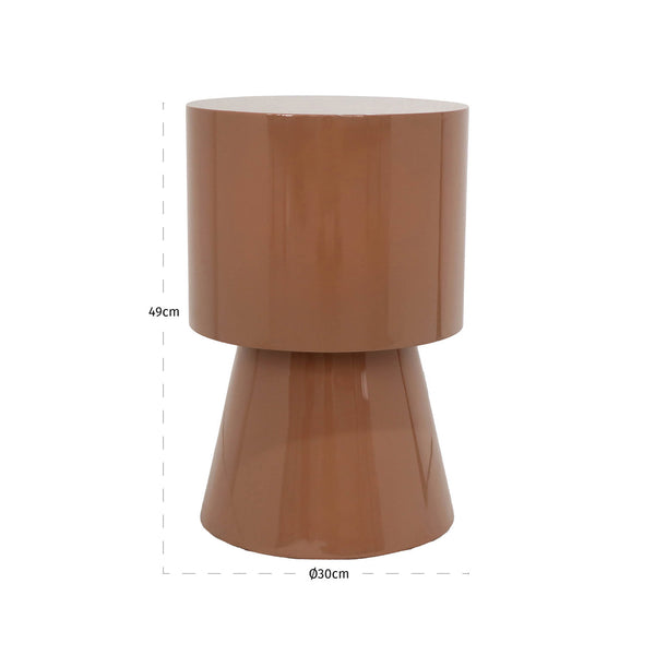 Liza lerakóasztal – Műgyanta és MDF szerkezettel 30 cm