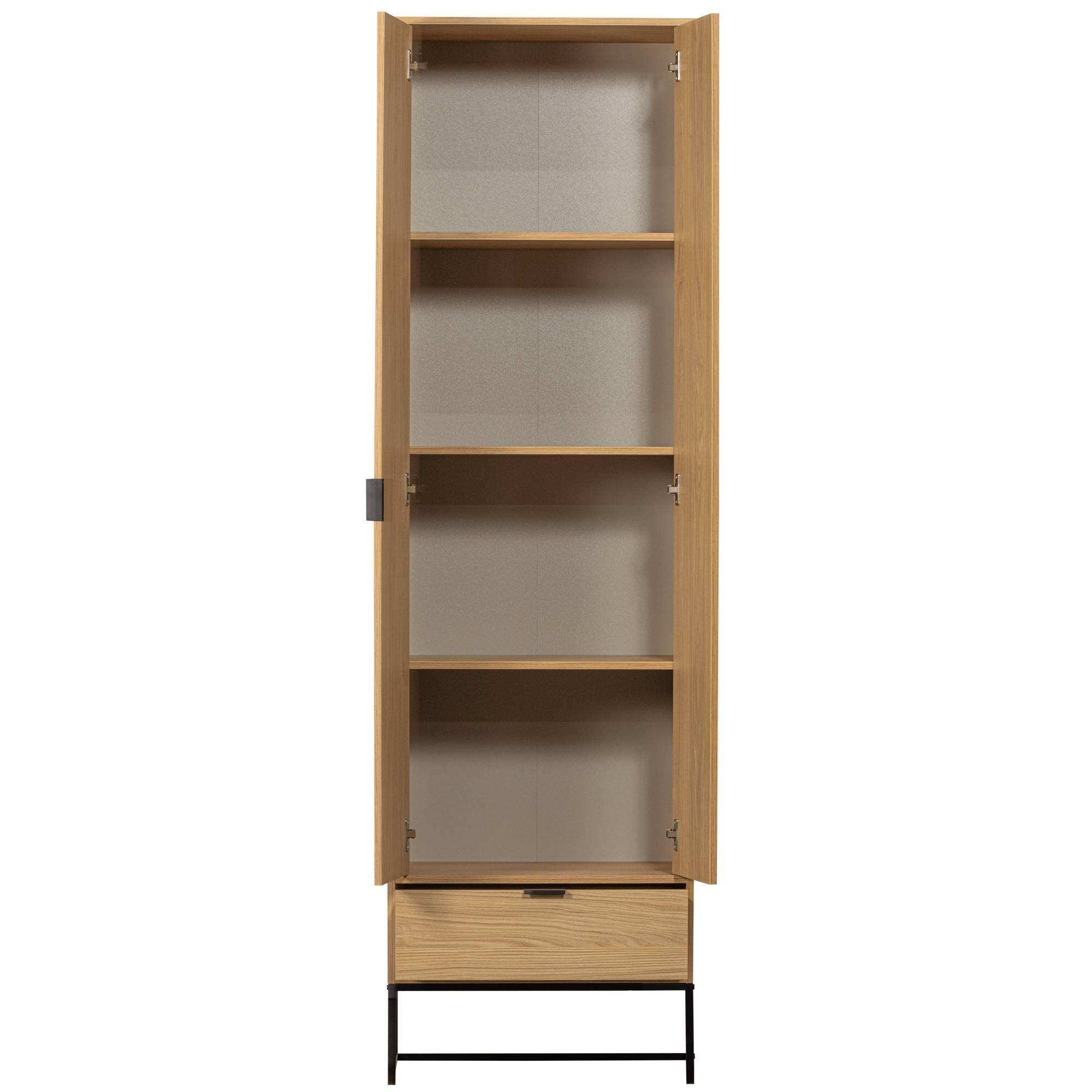Silas 2 ajtós tölgyfa kabinet keskeny-2