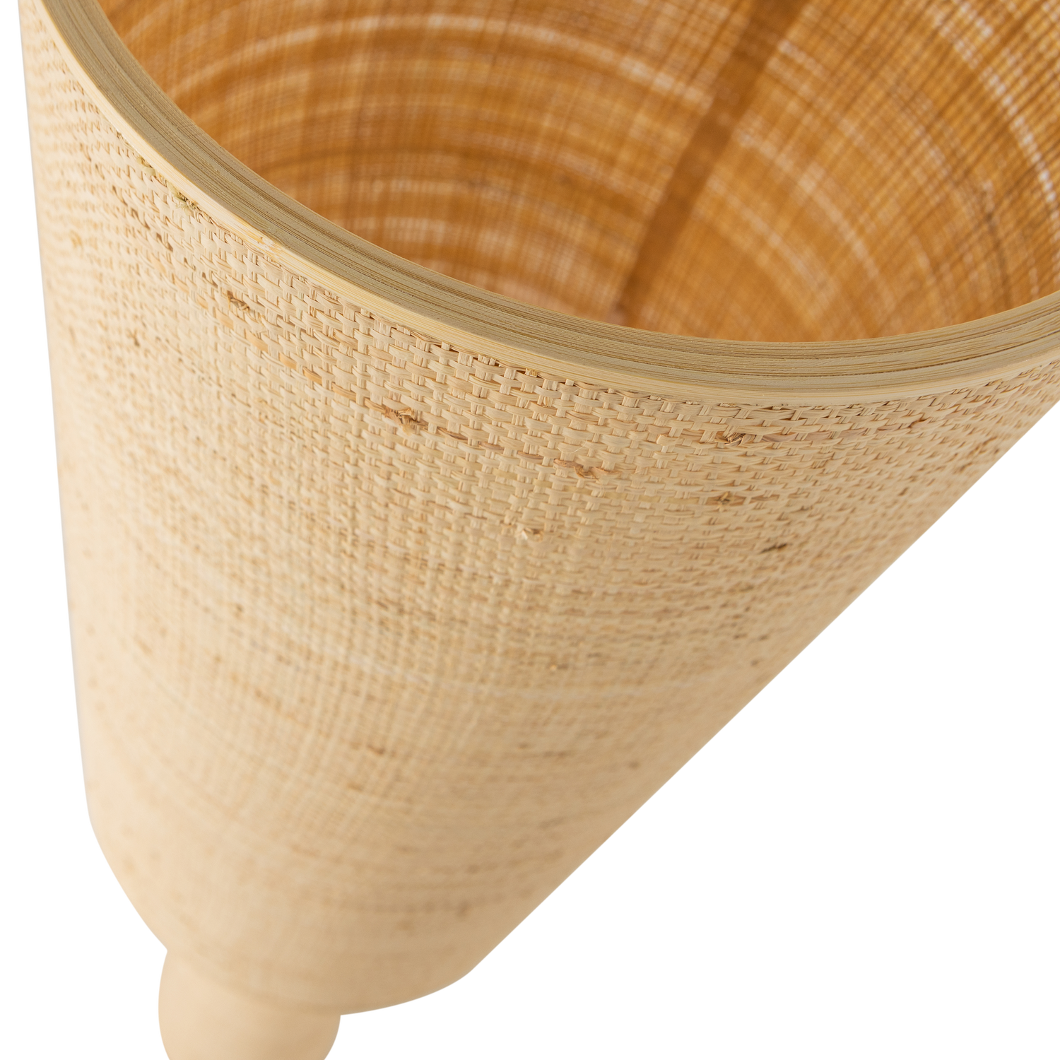 syro allolampa termeszetes raffia karpitozassal