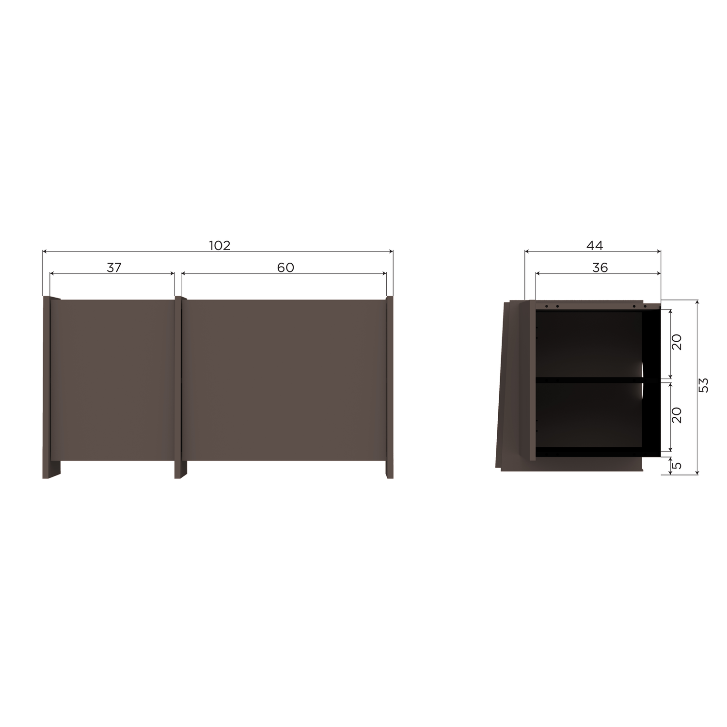 brock tv allvany korisfa furner 102 cm