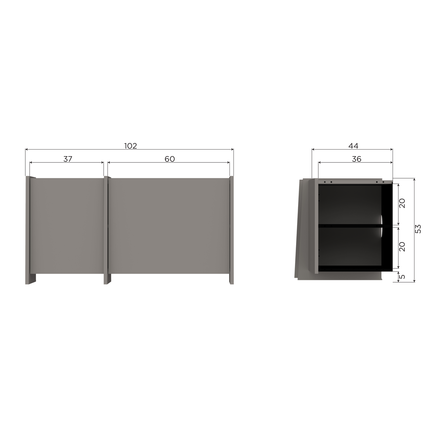 brock tv allvany korisfa furner 102 cm