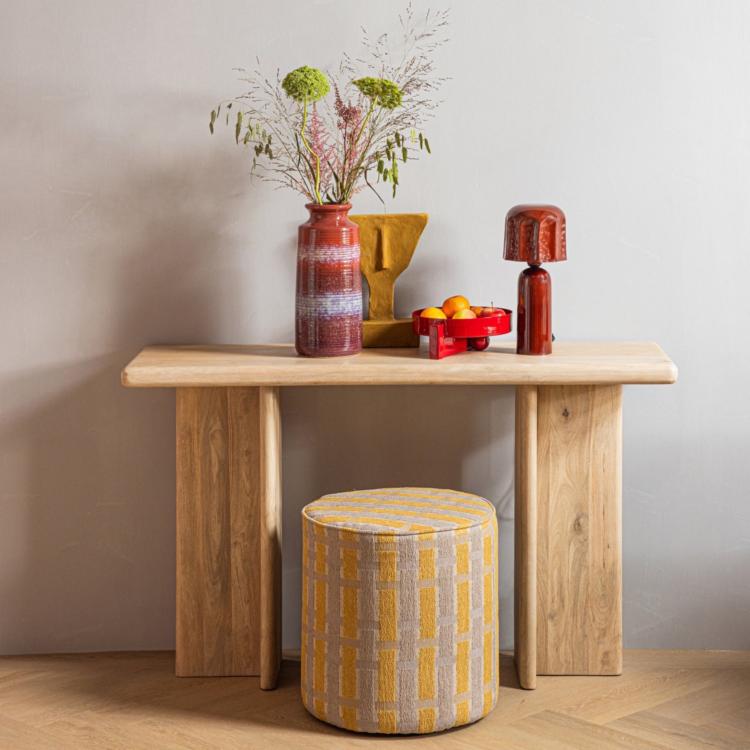 sarli magas puff rombuszmintas luxus chenille karpittal