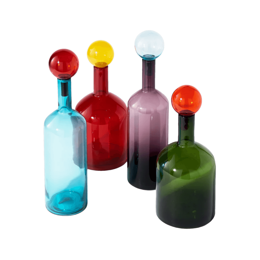 Bubbles and Bottles üveg dekoráció szettben kicsi