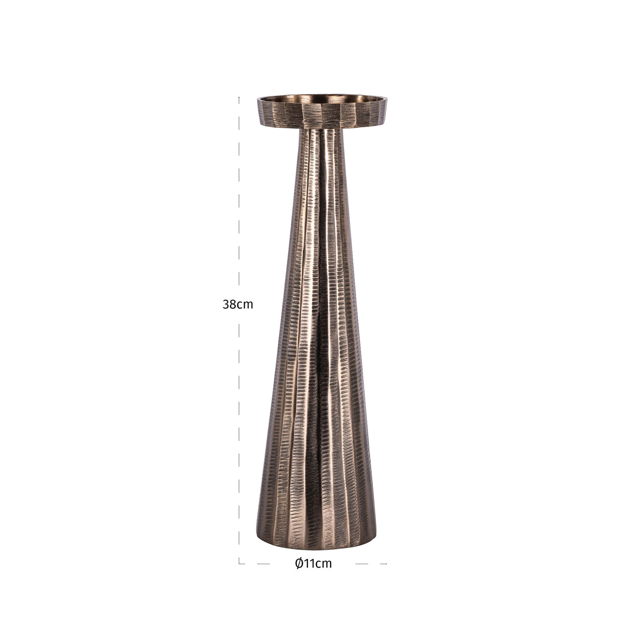 evola gyertyatarto bronz l meret