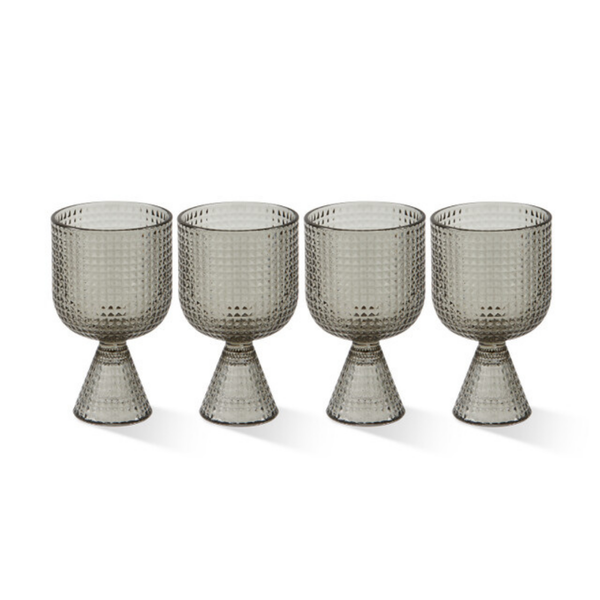 Rooftop üveg boros pohár szettben