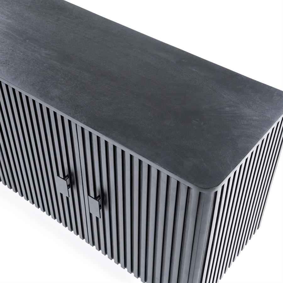 Sideboard Remi 4drs - black