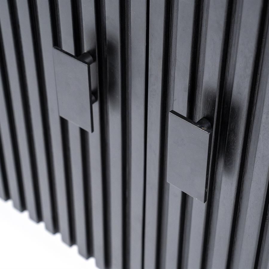 Sideboard Remi 4drs - black
