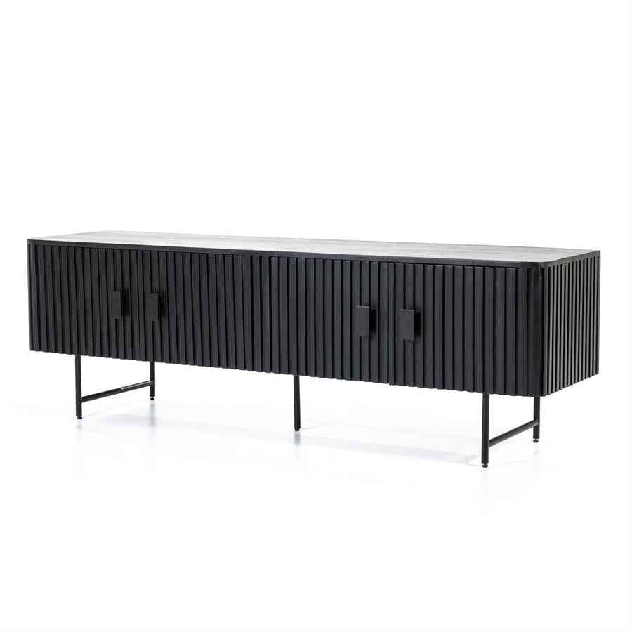 TV Cabinet Remi 4drs - black