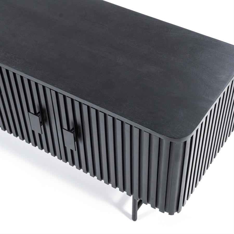 TV Cabinet Remi 4drs - black