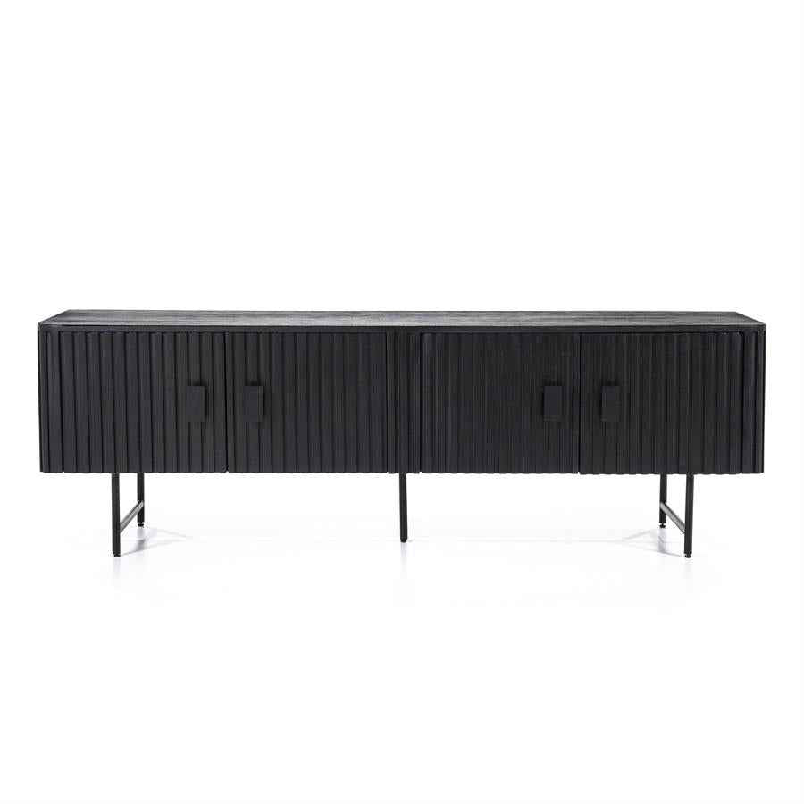 TV Cabinet Remi 4drs - black
