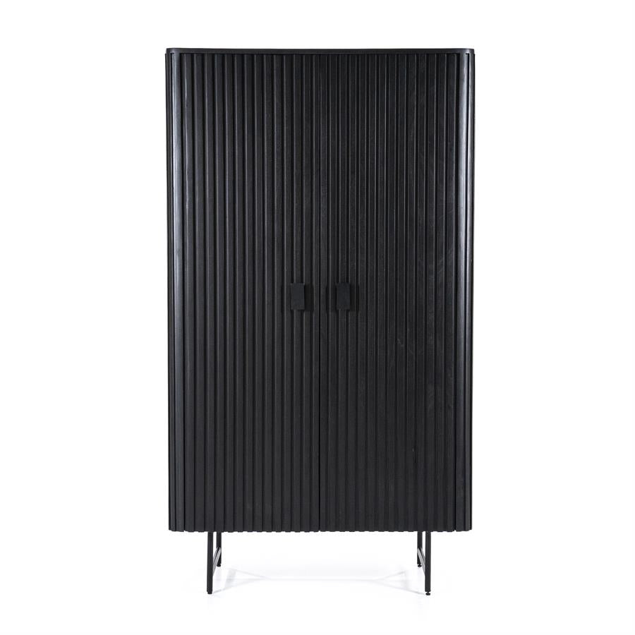 Cabinet Remi 2drs - black