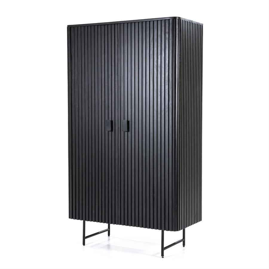 Cabinet Remi 2drs - black